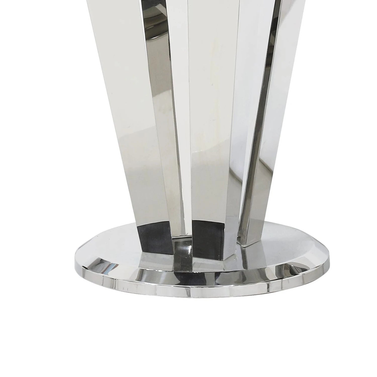 Winsor Round Black Marble Dining Table with 4 Winsor Velvet Knockerback Chairs - Pendle Village Furniture