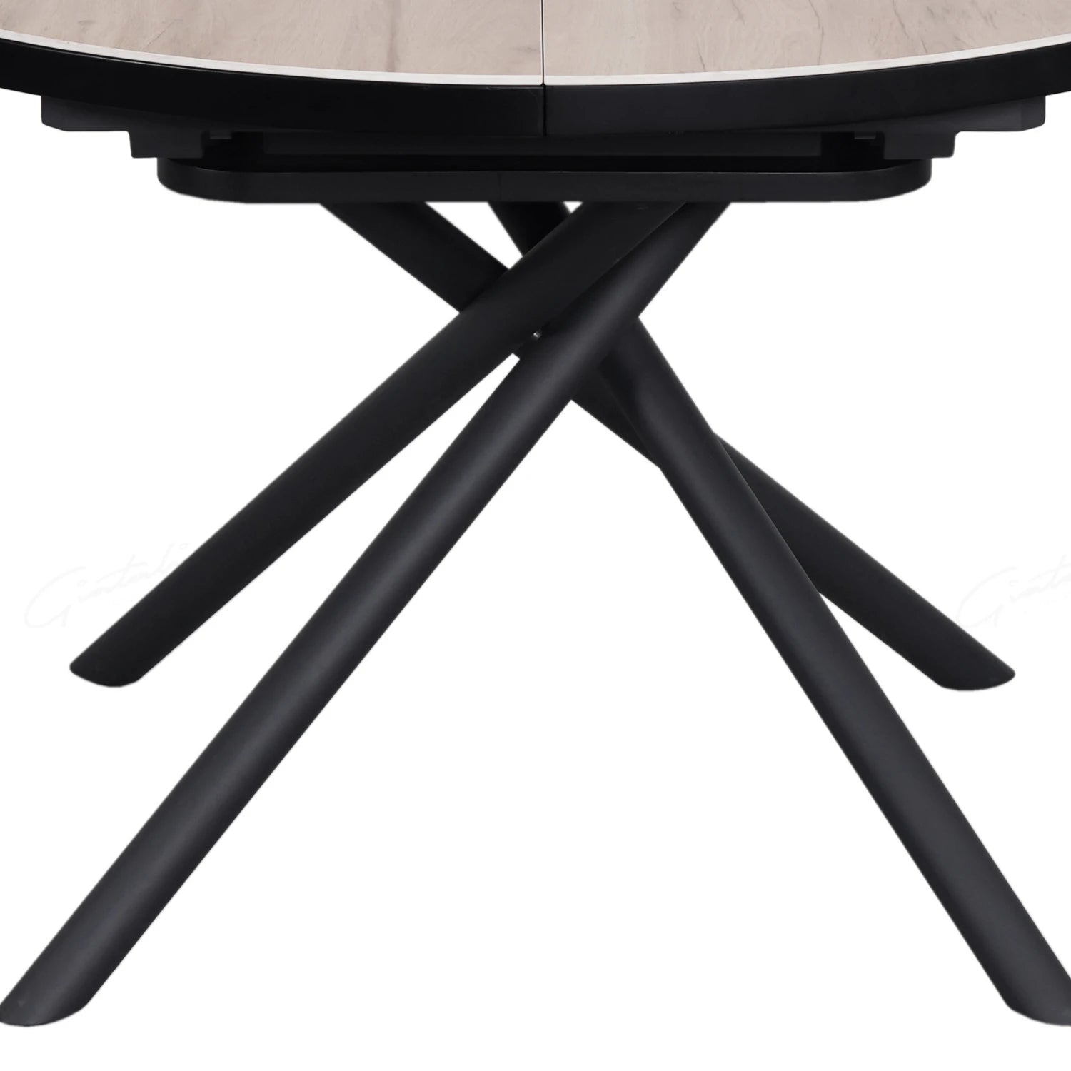 Delta English Oak Ceramic Round to Oval Extending Dining Table - Pendle Village Furniture