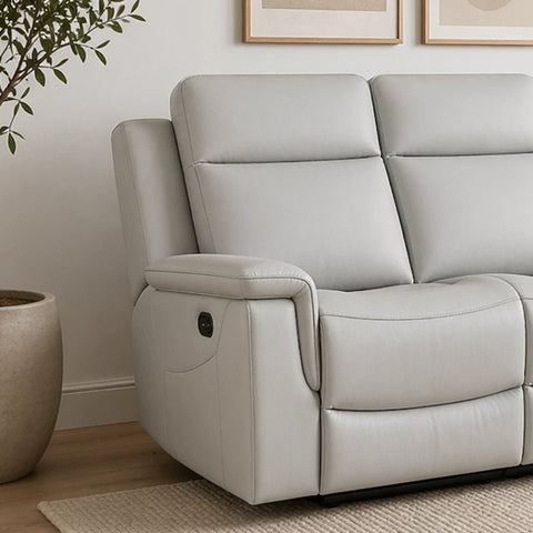 Dallas Top Grain Leather 2 Seater Reclining Sofa