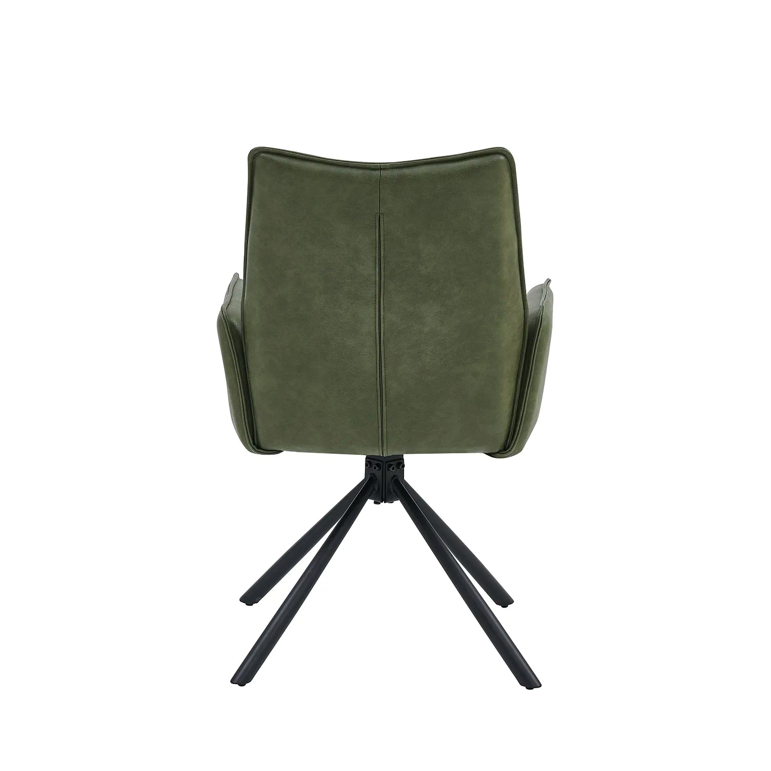 Davis Dark Green PU Dining Chair – Set of 4 - Pendle Village Furniture