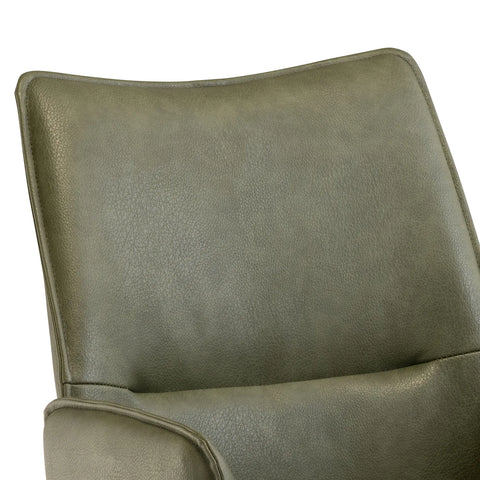 Davis Dark Green PU Dining Chair – Set of 4 - Pendle Village Furniture