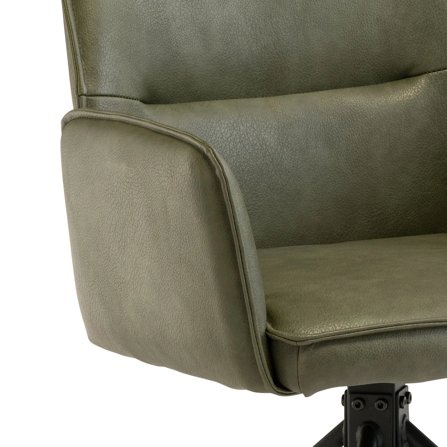 Davis Dark Green PU Dining Chair – Set of 4 - Pendle Village Furniture