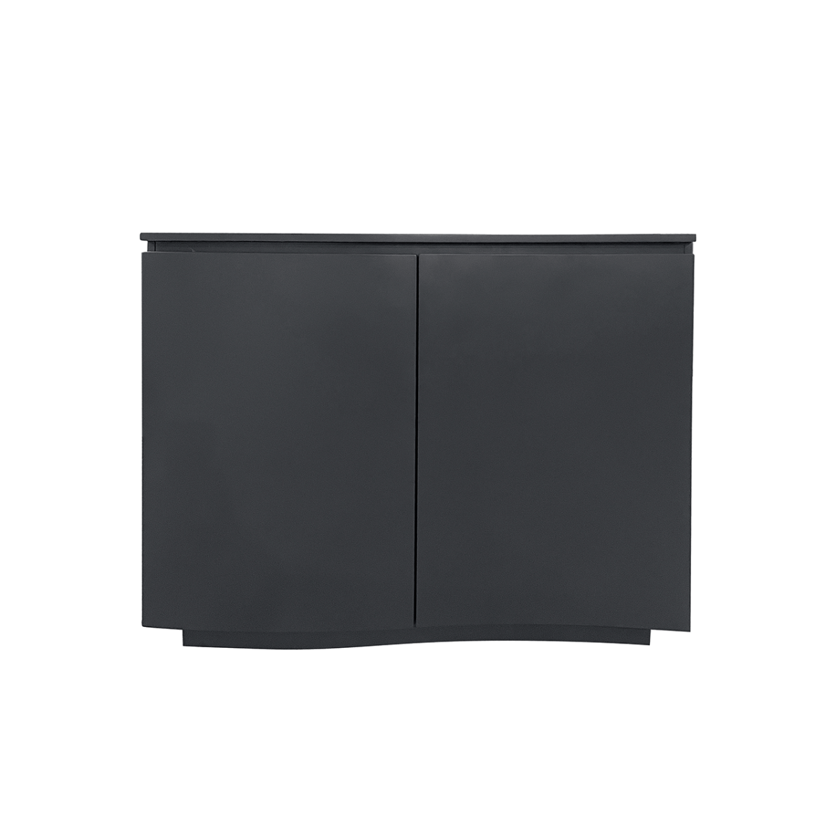 Delta 2 door Greige Sideboard With LED Light - Pendle Village Furniture