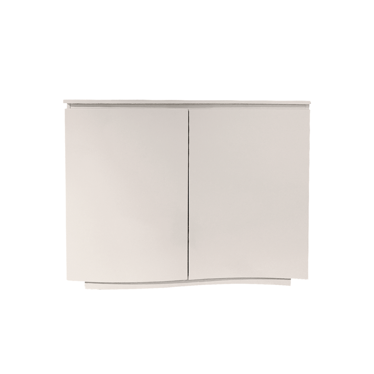 Delta 2 door Greige Sideboard With LED Light - Pendle Village Furniture