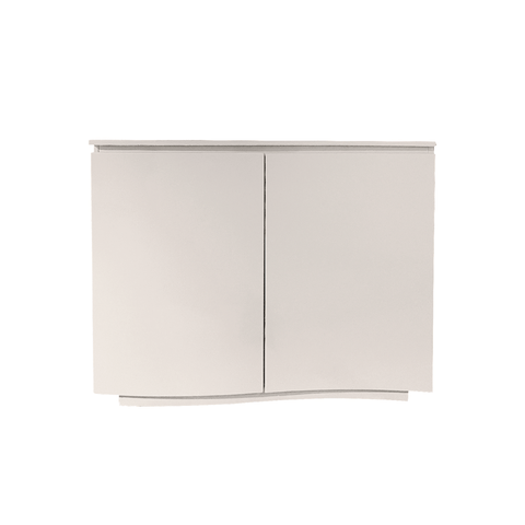Delta 2 door Greige Sideboard With LED Light - Pendle Village Furniture