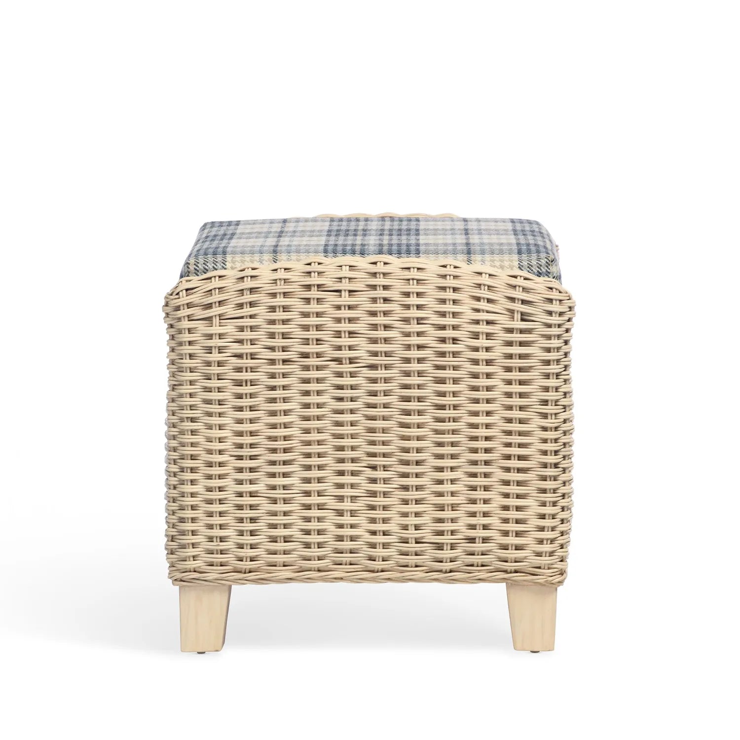 Desser Arlington Natural Wash Cane Storage Footstool