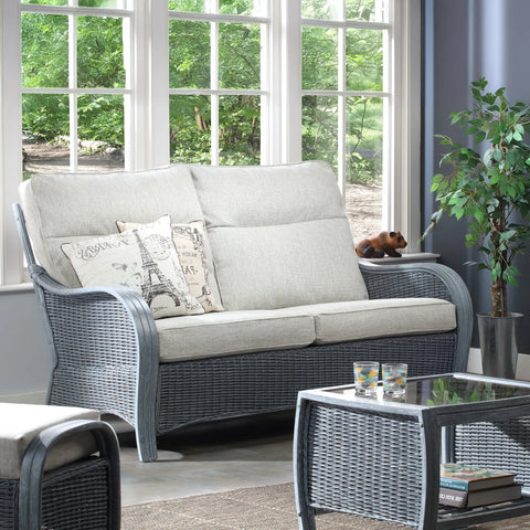Desser Turin Grey Rattan Armchair - Pendle Village Furniture