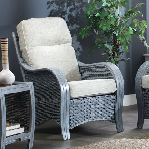 Desser Turin Grey Rattan Armchair - Pendle Village Furniture