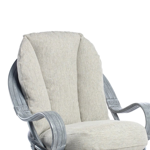 Desser Turin Grey Rattan Swivel Rocker - Pendle Village Furniture
