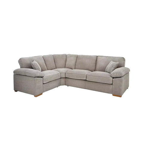 Dexter Rich Fabric Upholstered Corner Sofa