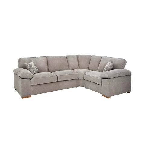 Dexter Rich Fabric Upholstered Corner Sofa