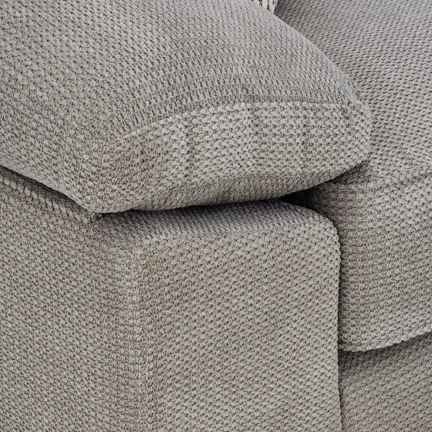 Dexter Rich Fabric Upholstered Corner Sofa