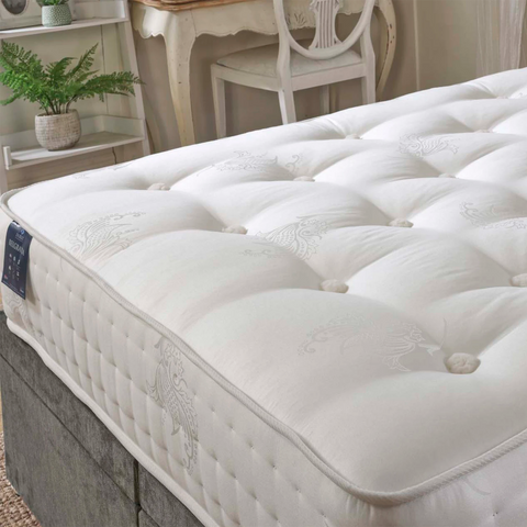 Luxury hand tufted Dorlux Belgravia mattress with 1500 Pocket sprung