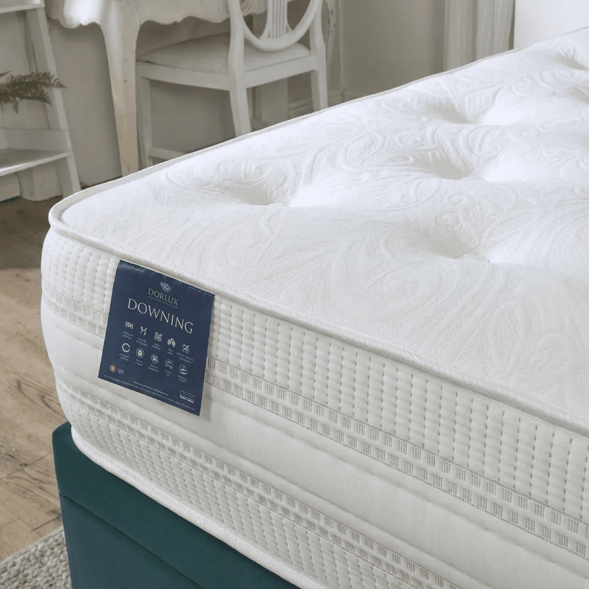 Downing 1000 Pocket Sprung Top quality Mattress with Medium Firmness By Dorlux