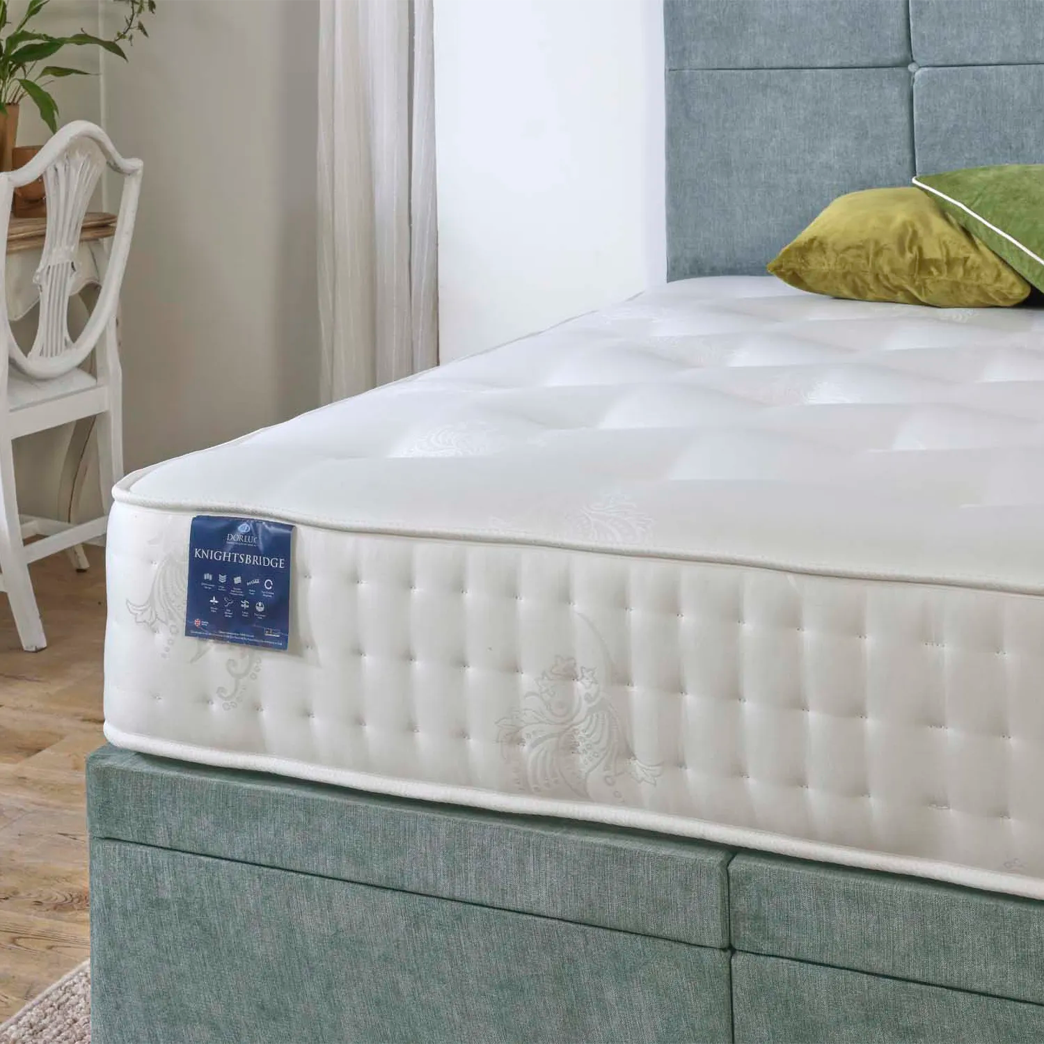 Premium 2000 pocket spring mattress with breathable comfort fillings
