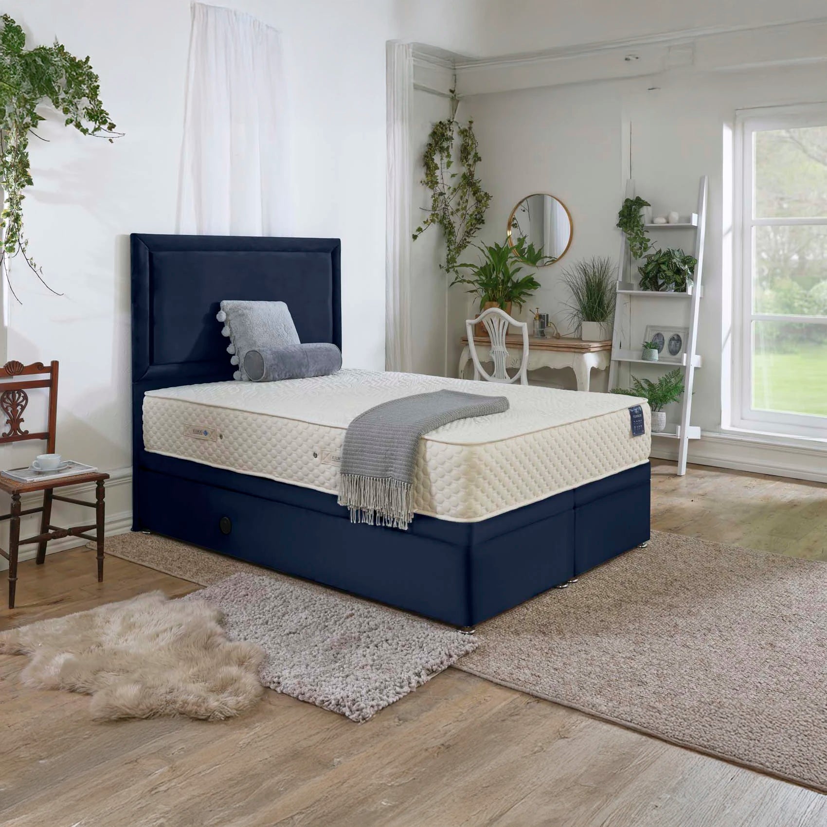 Dorlux Piccadilly 1500 Pocket Spring Cool Gel Mattress on a. Bed