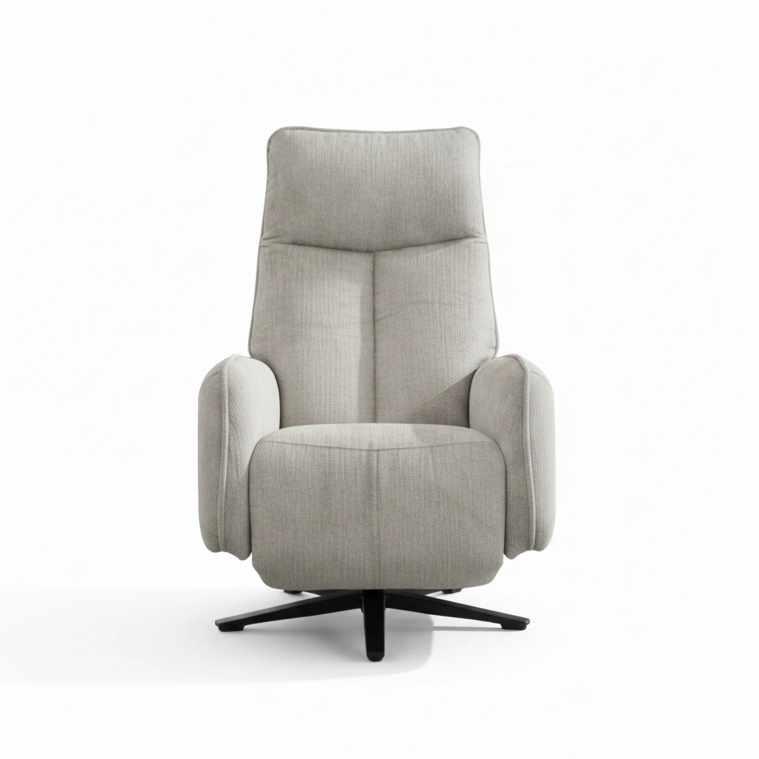 Dussel Rabbit Fabric Triple Motor Swivel Recliner Chair - Pendle Village Furniture