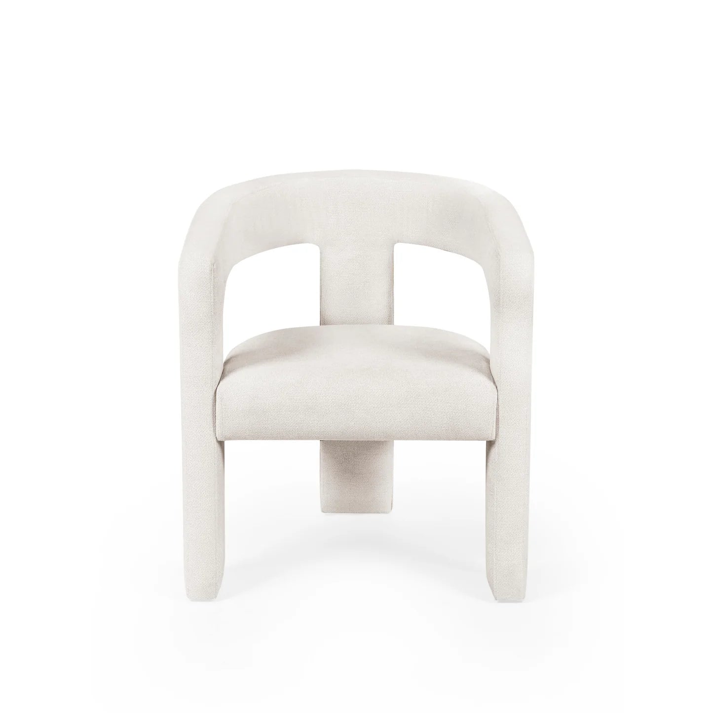 Bonnie Cream Textured Fabric Dining Chairs – Set of 2 - Pendle Village Furniture