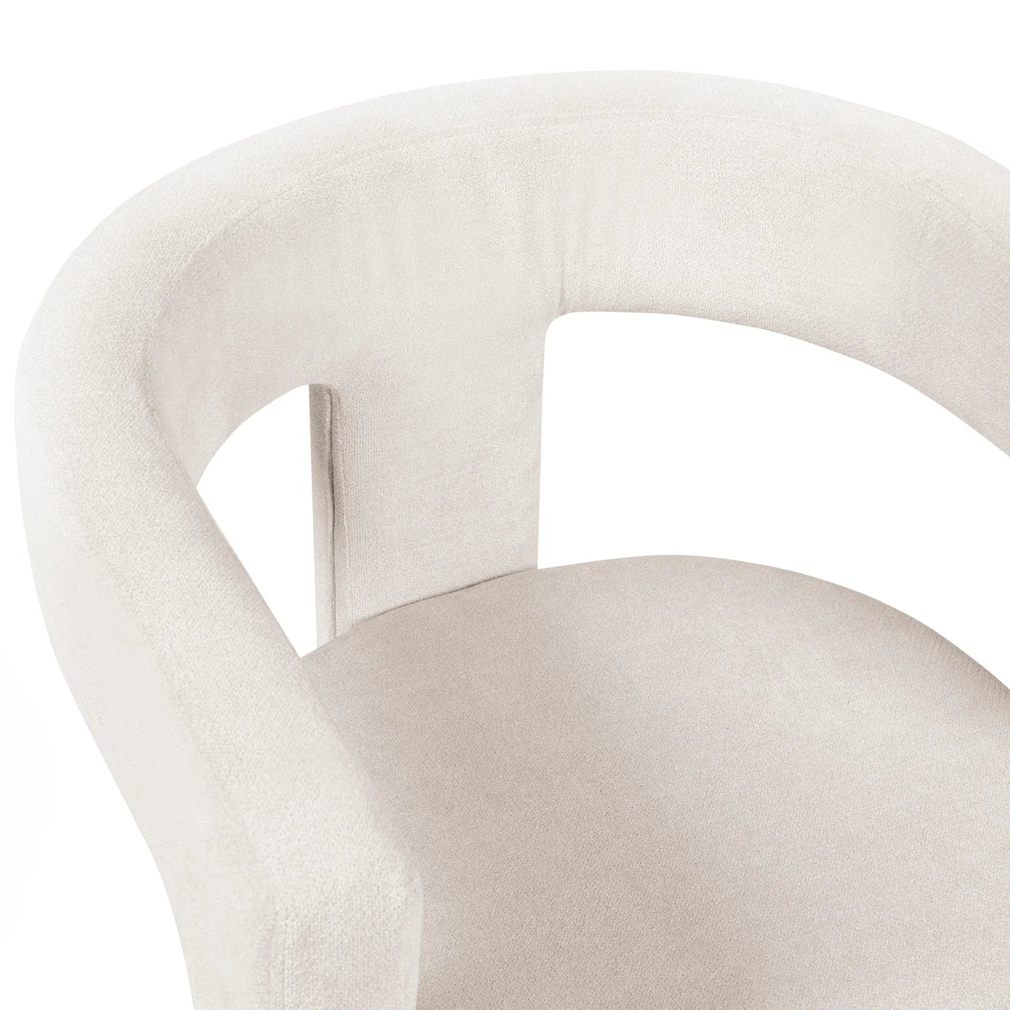 Bonnie Cream Textured Fabric Dining Chairs – Set of 2 - Pendle Village Furniture