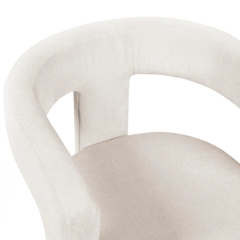 Bonnie Cream Textured Fabric Dining Chairs – Set of 2 - Pendle Village Furniture