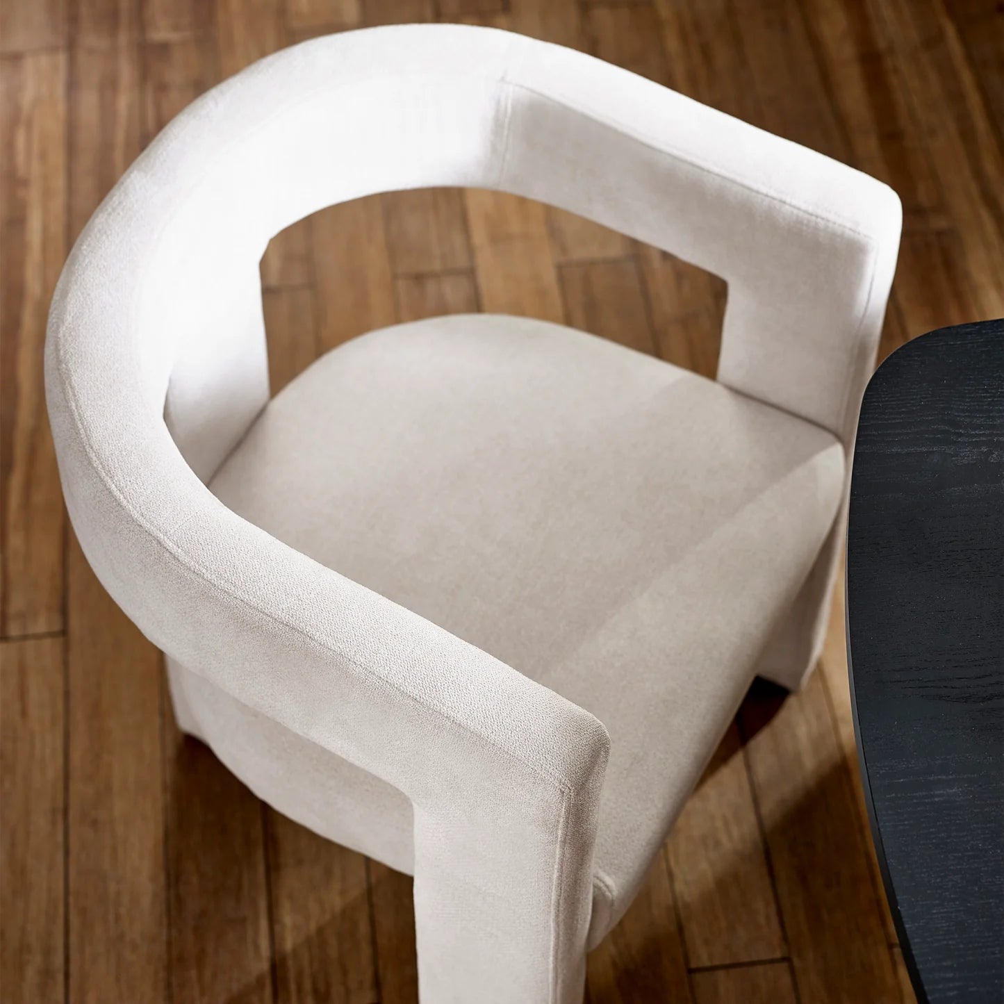 Bonnie Cream Textured Fabric Dining Chairs – Set of 2 - Pendle Village Furniture