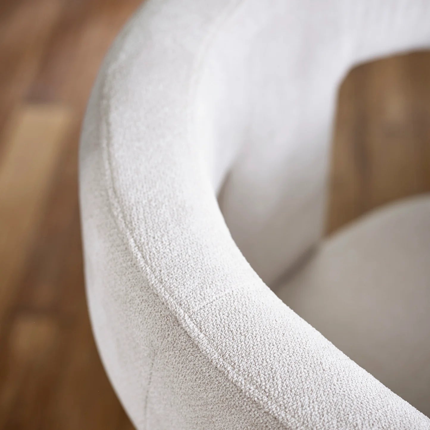 Bonnie Cream Textured Fabric Dining Chairs – Set of 2 - Pendle Village Furniture