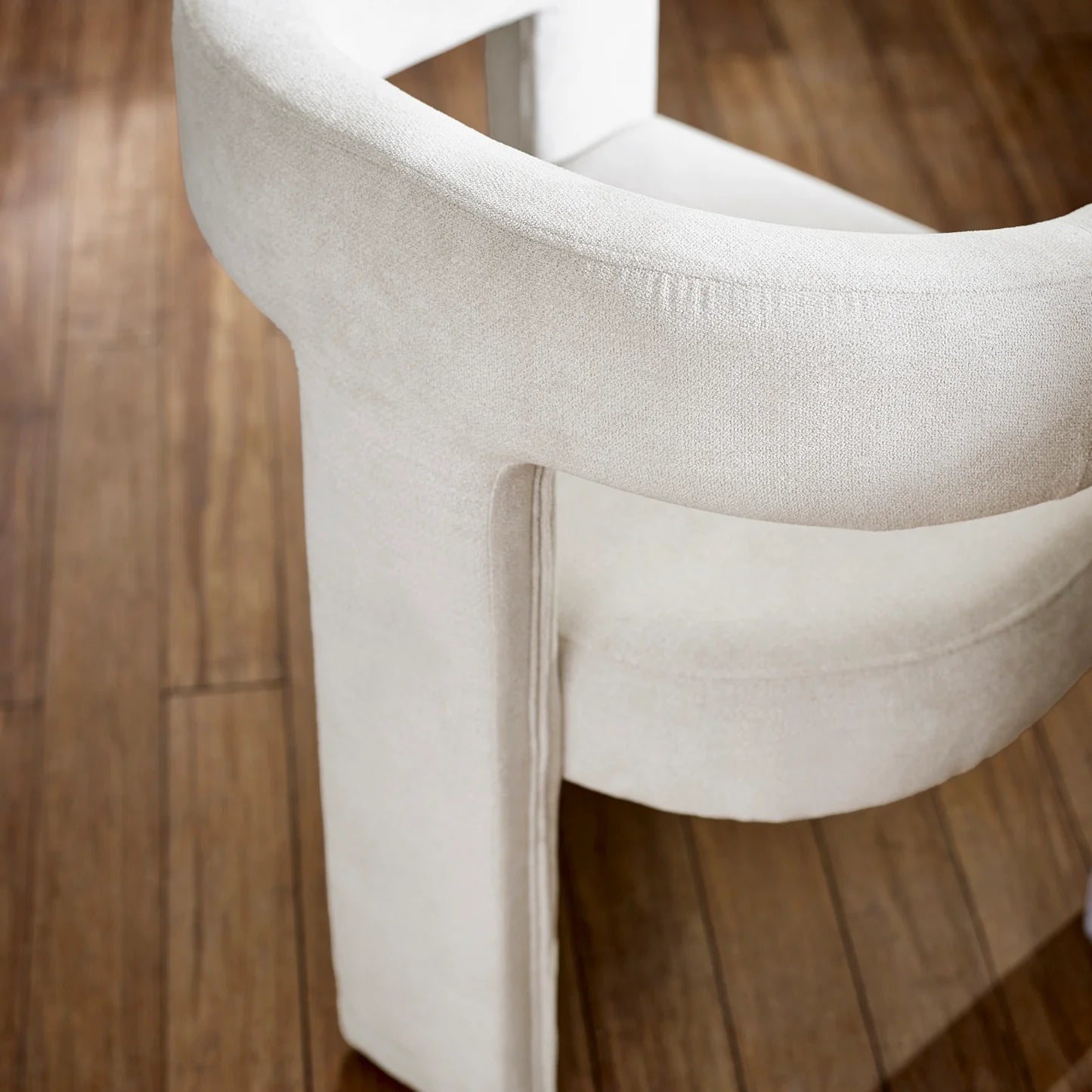 Bonnie Cream Textured Fabric Dining Chairs – Set of 2 - Pendle Village Furniture