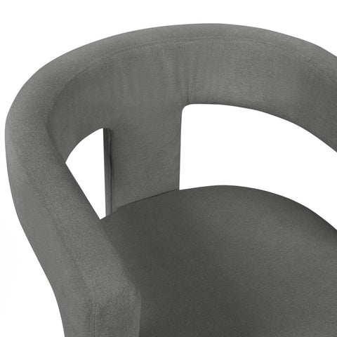 Bonnie Grey Textured Fabric Dining Chairs – Set of 2 - Pendle Village Furniture