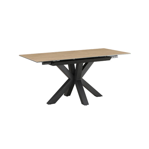 Kastonia 1.2M Wood Effect Sintered Stone Extending Dining Table