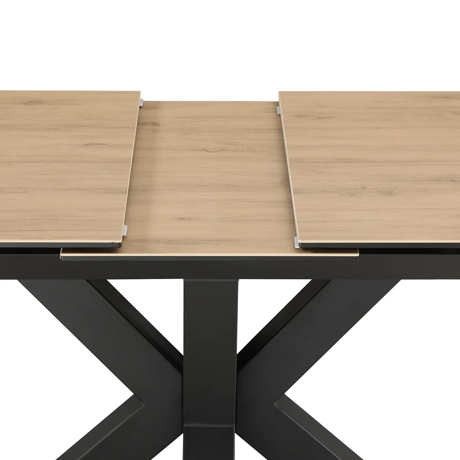 Kastonia 1.2M Wood Effect Sintered Stone Extending Dining Table