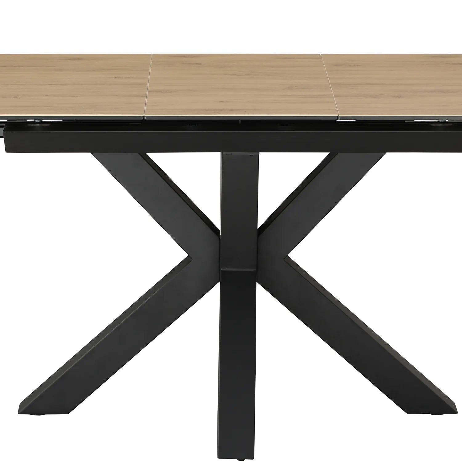 Kastonia 1.2M Wood Effect Sintered Stone Extending Dining Table