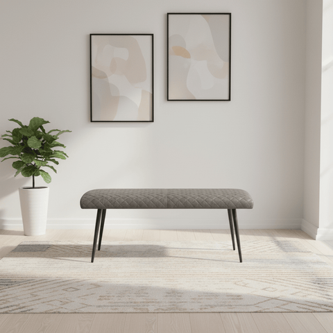Earth Grey Backless Dining Bench