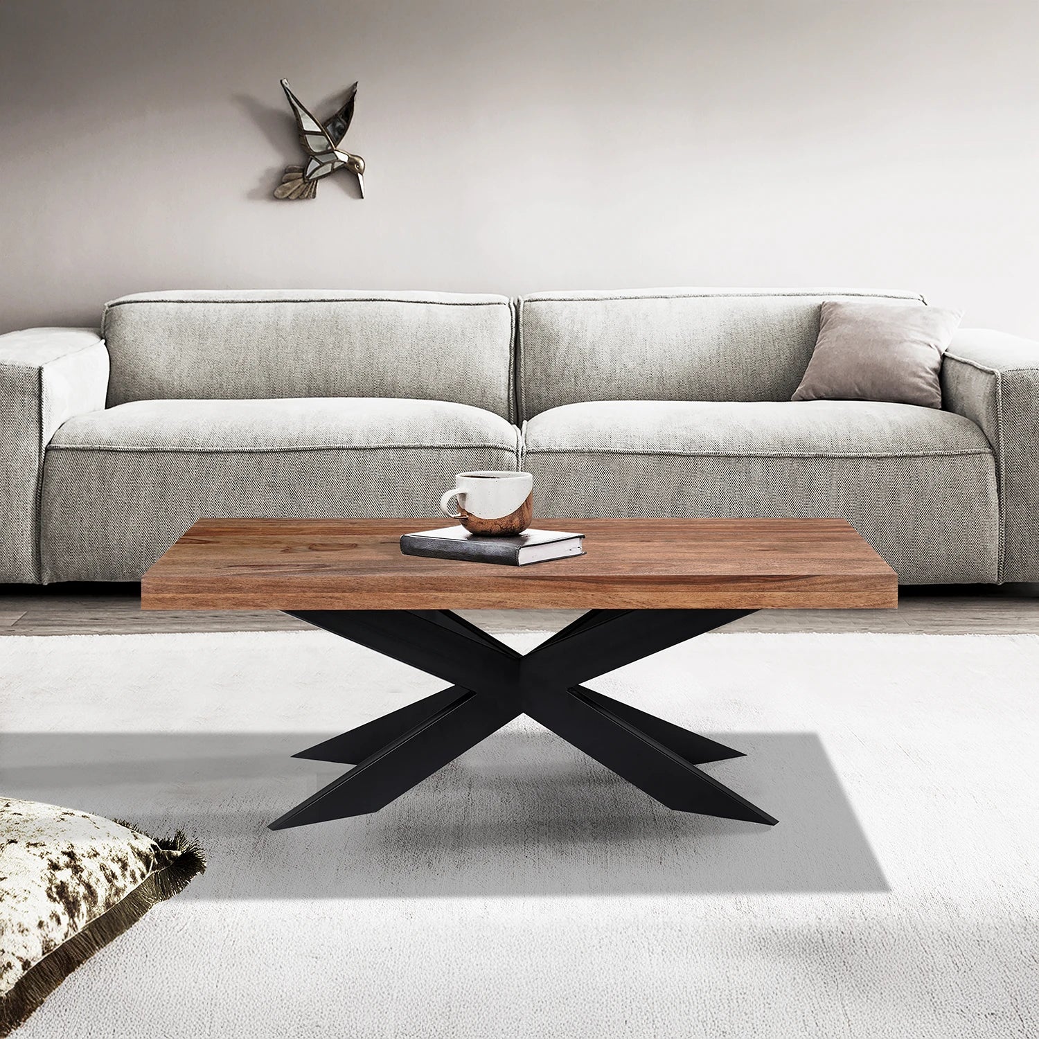 Earth Sheesham Wood Coffee Table - Pendle Village Furniture