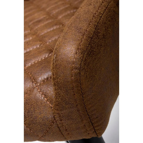 Earth Vintage Leather-Look Bar Stools – Set of 2