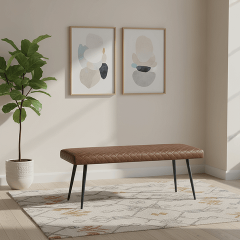 Earth Tan Dining Bench
