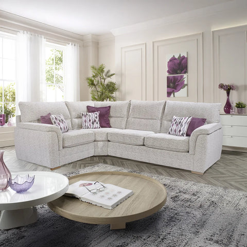 Eathan Fabric Upholstered Corner Sofa - Pendle Village Furniture