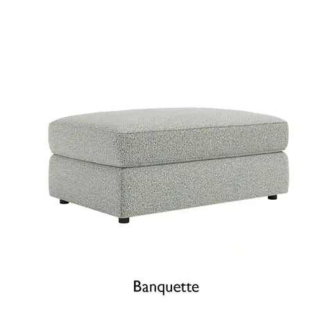 Eden Banquette & Storage Footstools in Sierra Fabric - Pendle Village Furniture