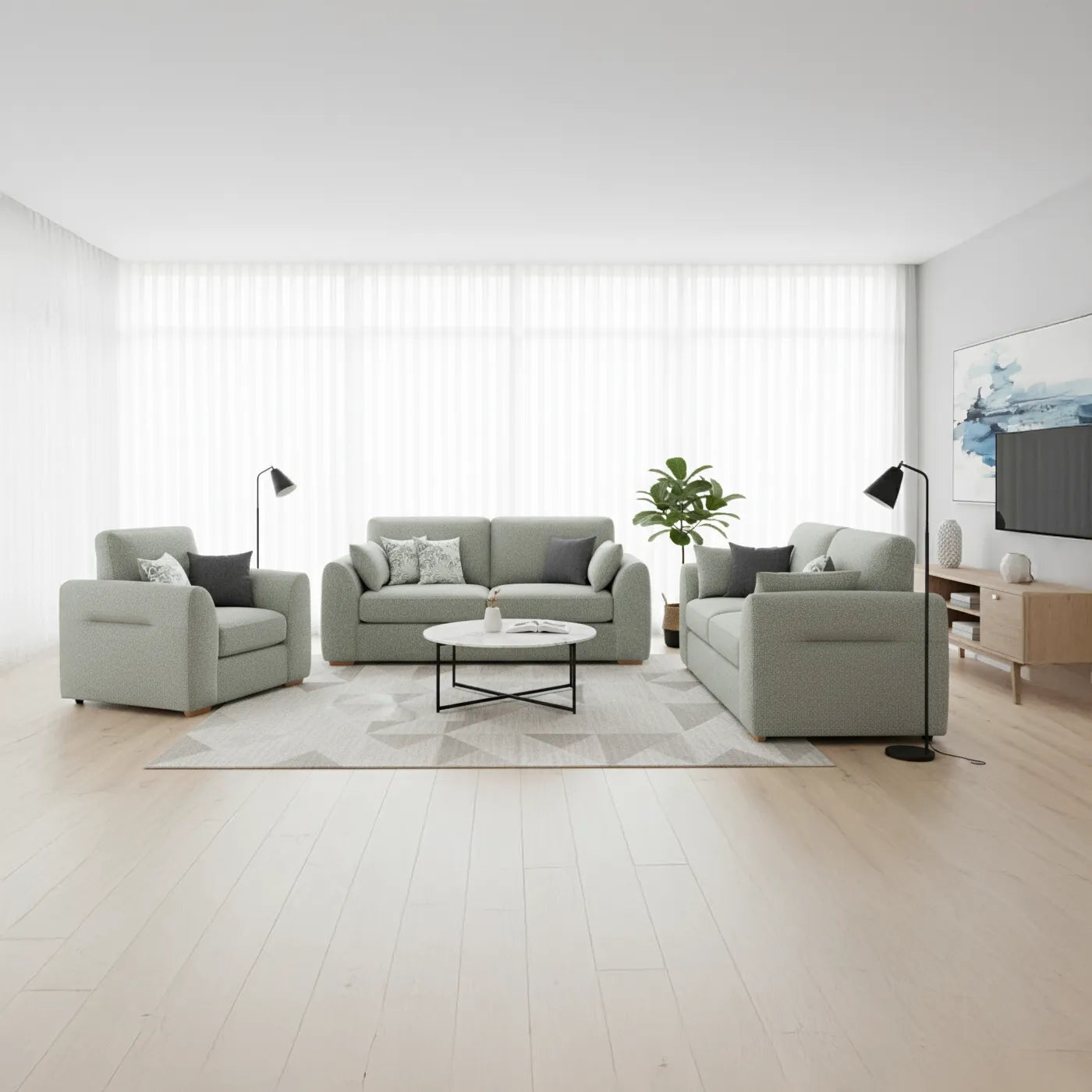 Eden Sierra Fabric Armchair - Pendle Village Furniture