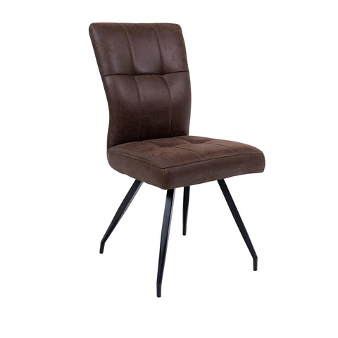 Ellison Antique Ebony Fabric Dining Chair – Set of 4 - Pendle Village Furniture