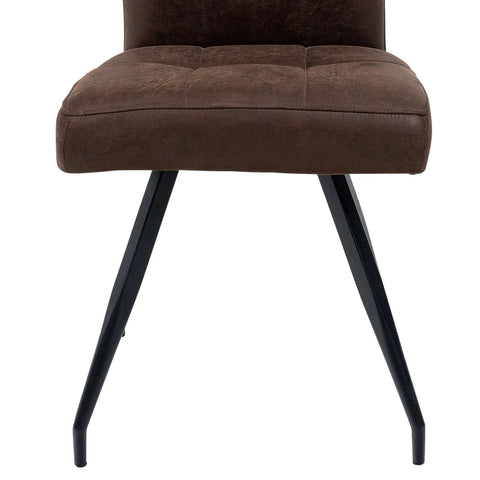 Ellison Antique Ebony Fabric Dining Chair – Set of 4 - Pendle Village Furniture