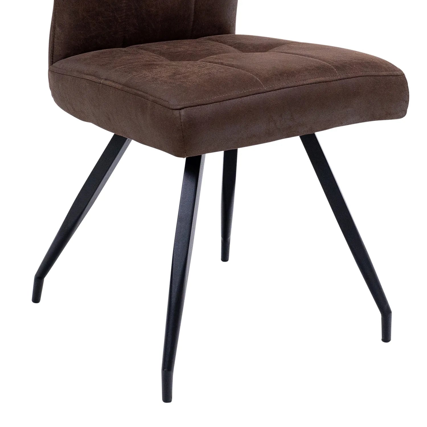 Ellison Antique Ebony Fabric Dining Chair – Set of 4 - Pendle Village Furniture
