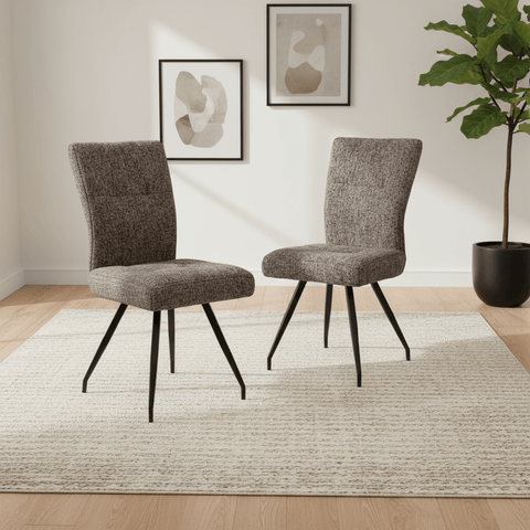 Ellison Sable Blend Fabric Dining Chairs - Set of 4