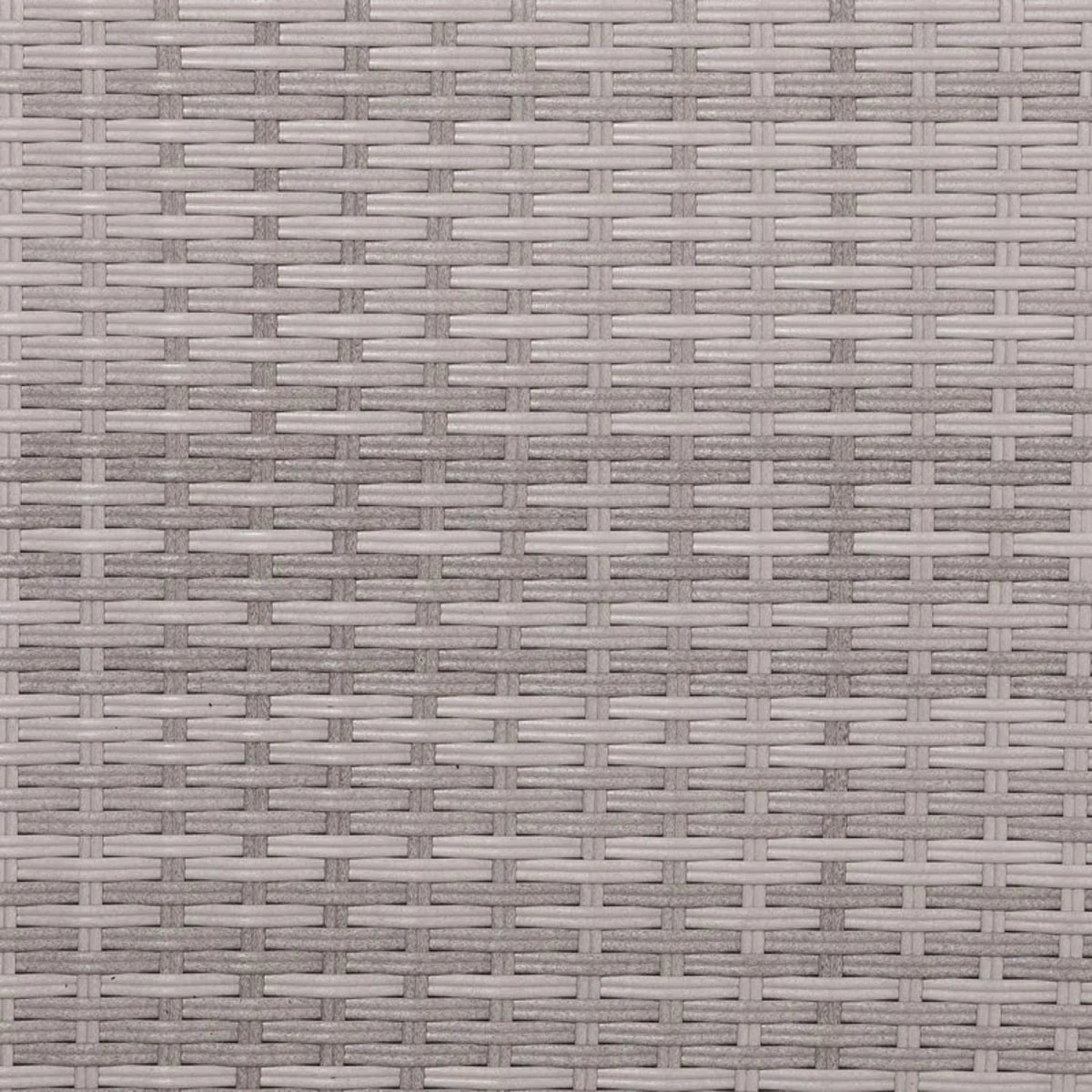 Durable wicker-effect design with natural outdoor look.