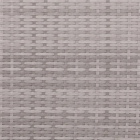Durable wicker-effect design with natural outdoor look.