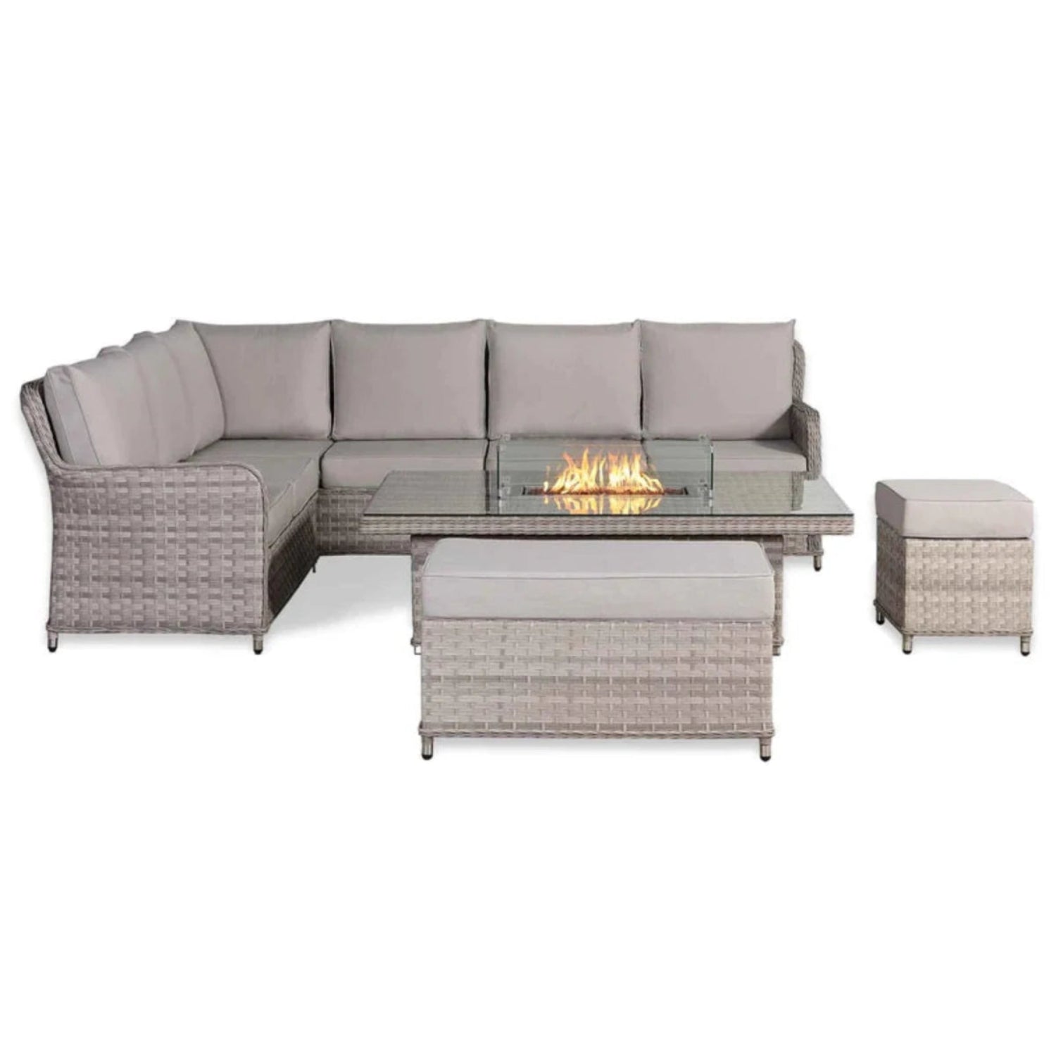 attan-style corner seating with spacious and supportive design.
