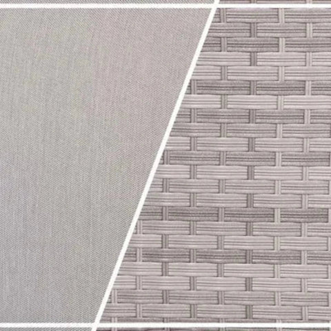 Stylish synthetic rattan design with modern texture.