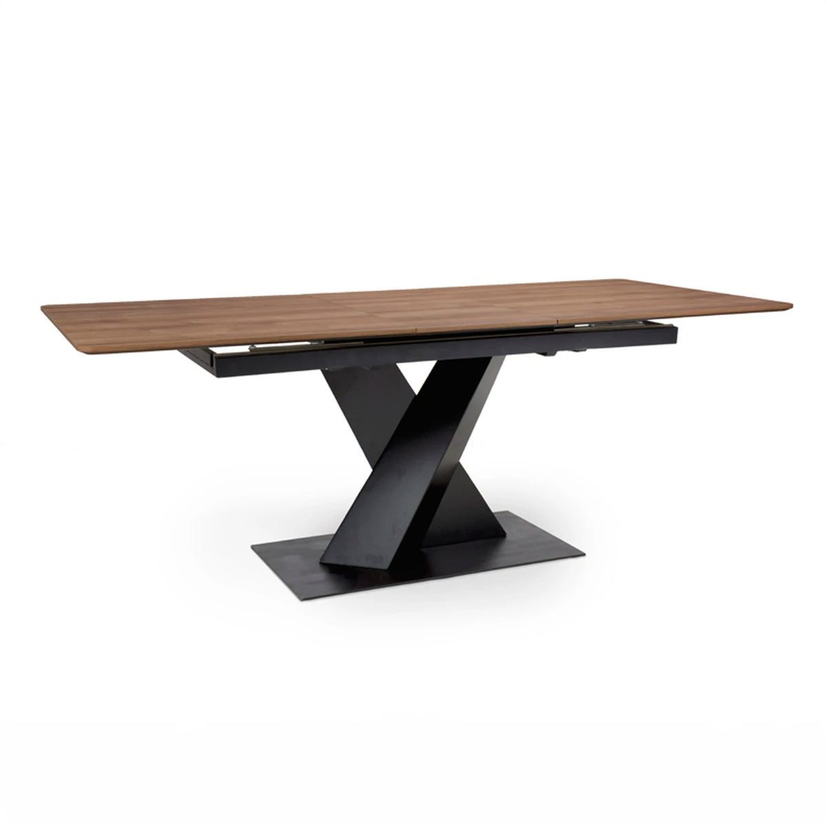 Enterprise Light Walnut Extending Dining Table 160 - 200cm - Pendle Village Furniture