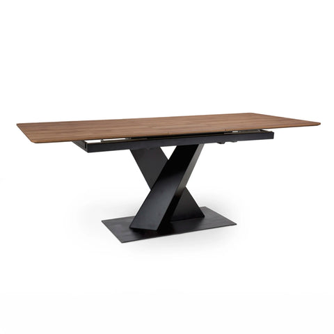 Enterprise Light Walnut Extending Dining Table 160 - 200cm - Pendle Village Furniture
