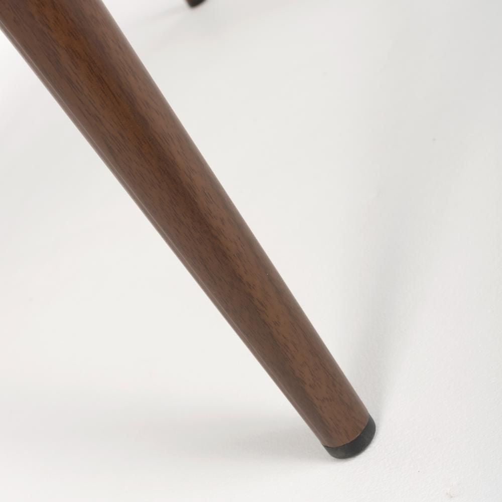 Etta Fabric Taupe Dining Chair - Legs Closeup view