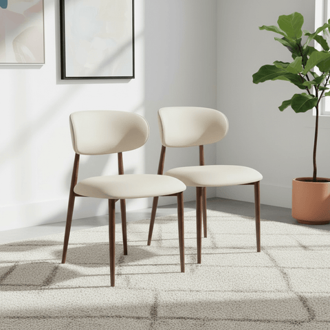 Etta Fabric Taupe Dining Chair – Taupe Set of 4,6 or 8
